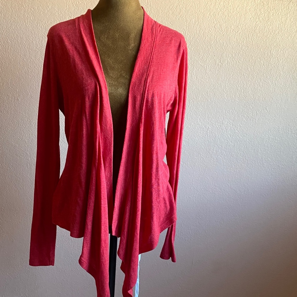 GAP Women's Draped Cardigan - Vibrant Pink